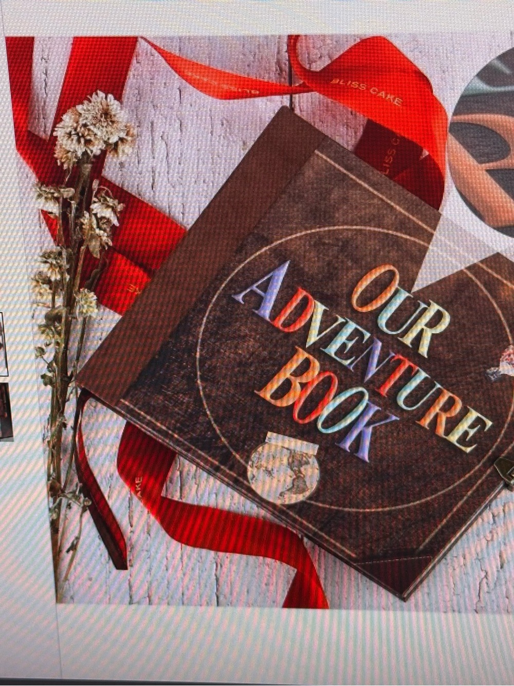 Our Adventure Book Memory Scrapbook Kit - Brown Vintage Travel Design
